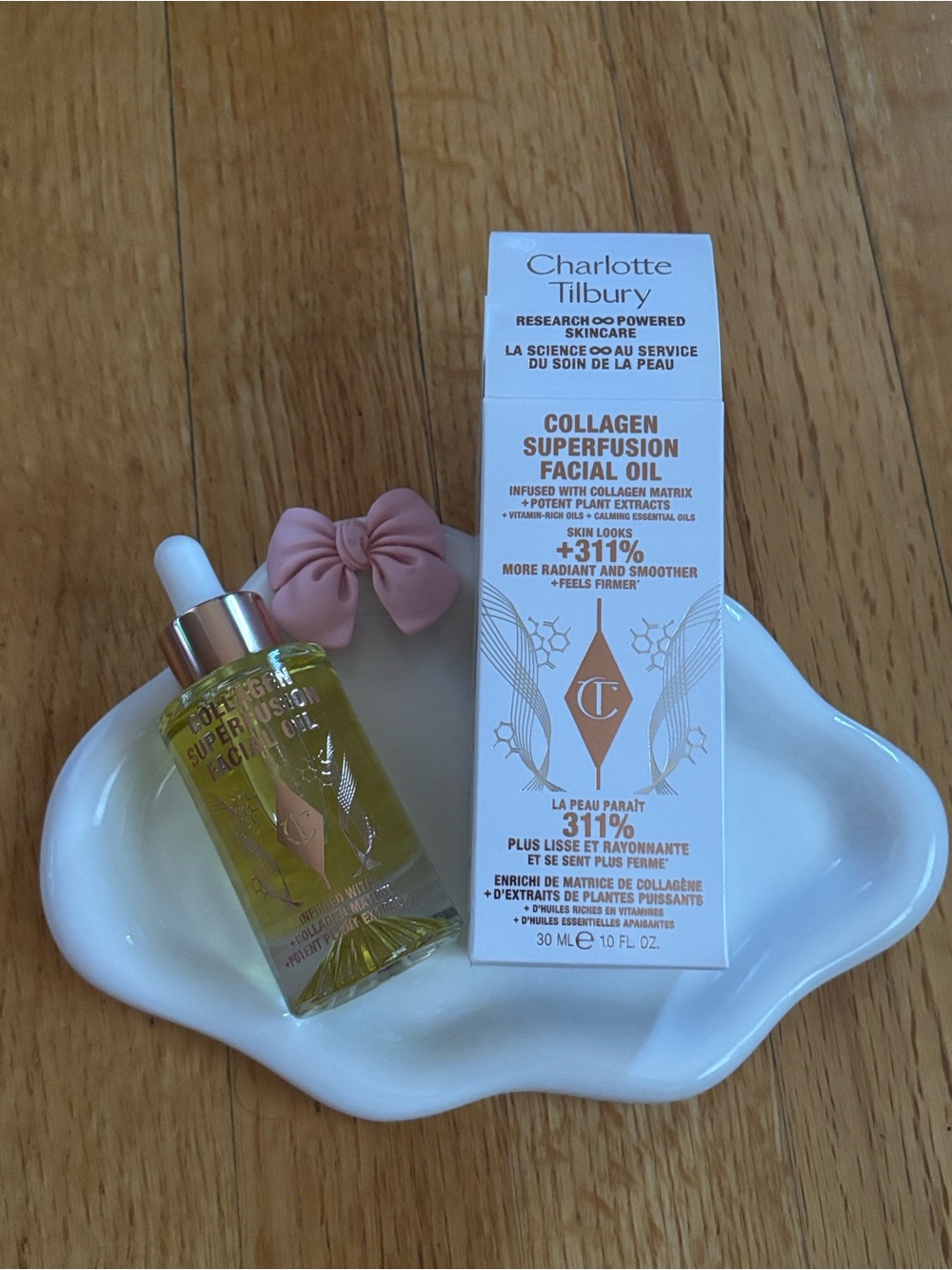 Charlotte Tilbury Yellow & White Collagen Superfusion Facial Oil